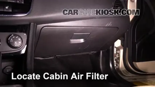 2013 Chrysler 200 Limited 3.6L V6 FlexFuel Sedan Filtro de aire (interior) Cambio